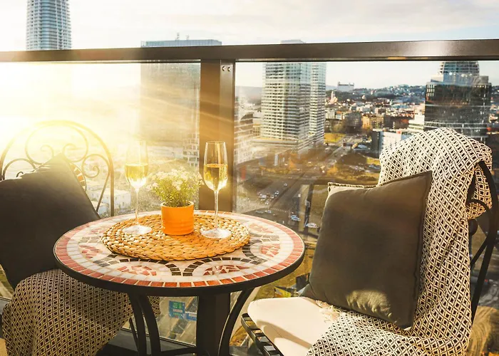 아파트 Sag 20th Floor Klingerka Castle View Free Parking Free Wifi